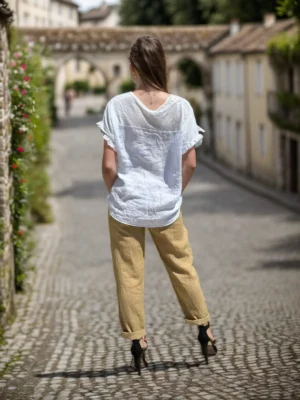 pantalon boheme camel