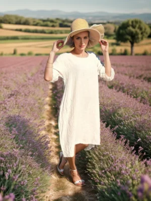 robe victoria beige face