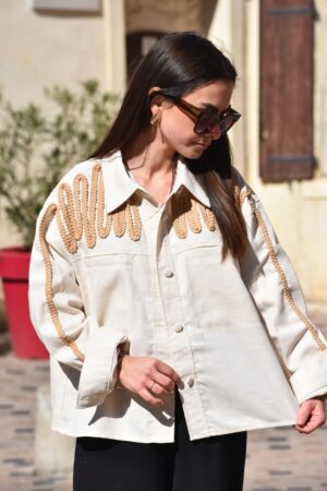 Veste Lin cordage